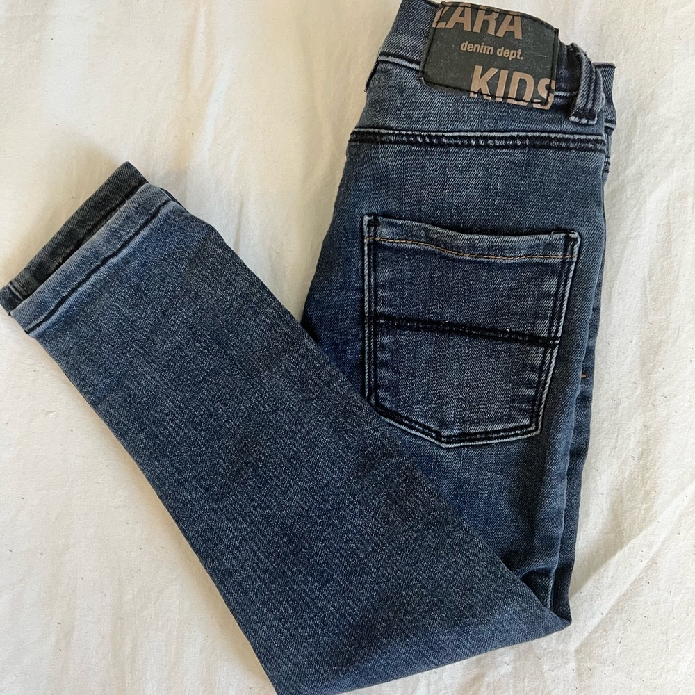Zara denim blue jeans for toddler boy